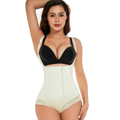 LaTeX Shapewear Women's Underwear Belly Contraction Bodybuilding Vest