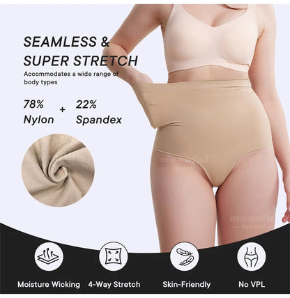 High waist Shaper Panties Body Reducer Shaper Thong Shapewear Abdomen Control Slimming Panties Invisible Woman Flat Belly Sheath