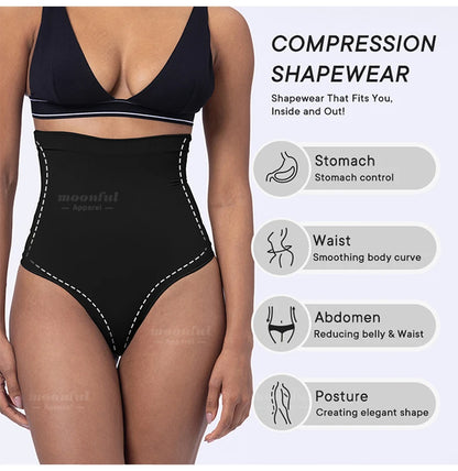 High waist Shaper Panties Body Reducer Shaper Thong Shapewear Abdomen Control Slimming Panties Invisible Woman Flat Belly Sheath