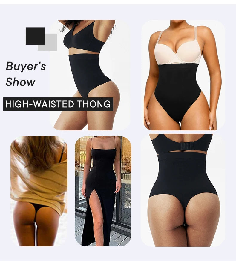 High waist Shaper Panties Body Reducer Shaper Thong Shapewear Abdomen Control Slimming Panties Invisible Woman Flat Belly Sheath